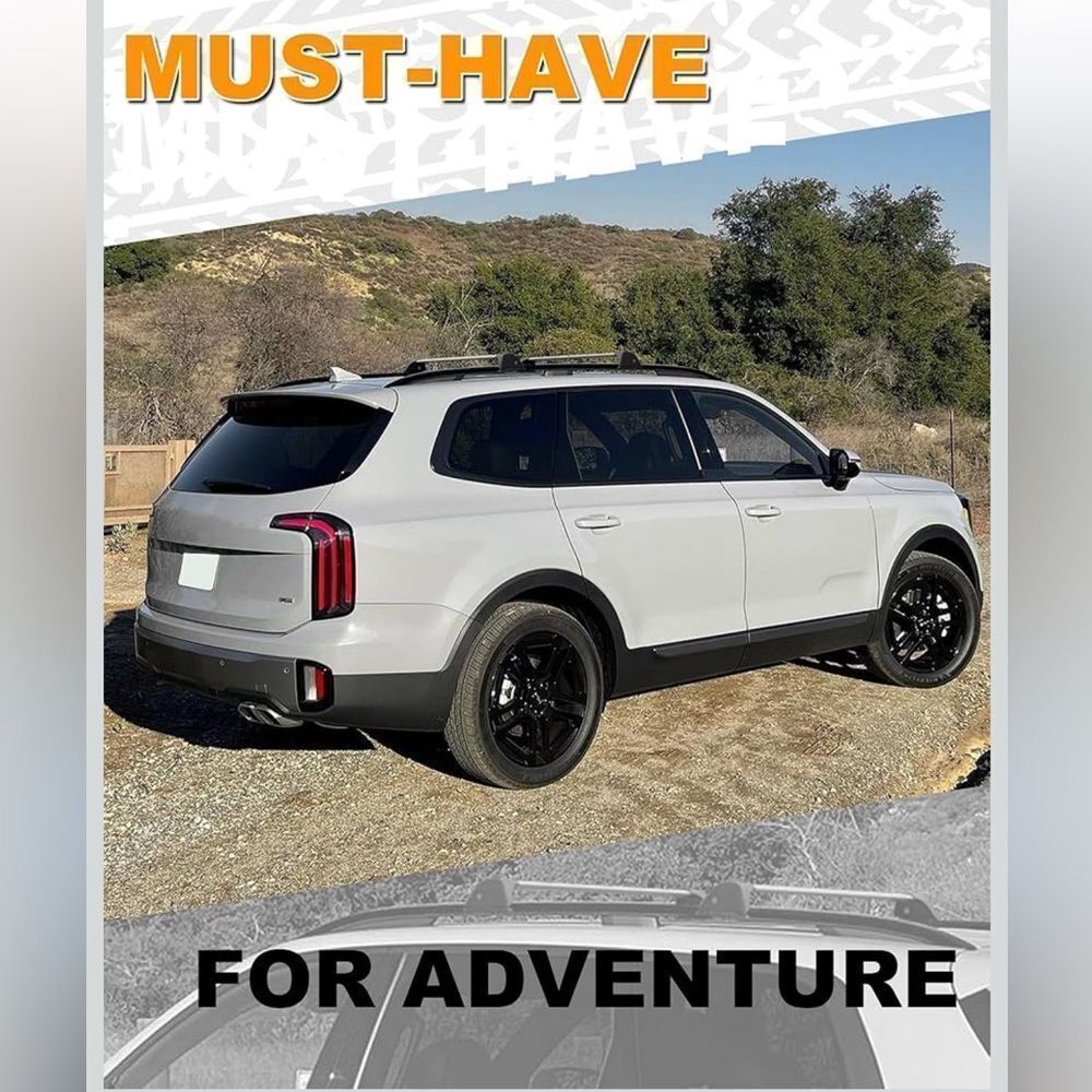 Snailfly 165 LBS Anti-Theft Cross Bars for 2023 -2025 Kia Telluride X-LINE X-PRO